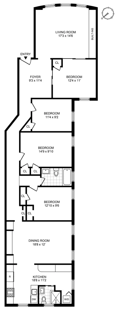 Unit for sale at 86 PROSPECT Park W, Brooklyn, NY 11215