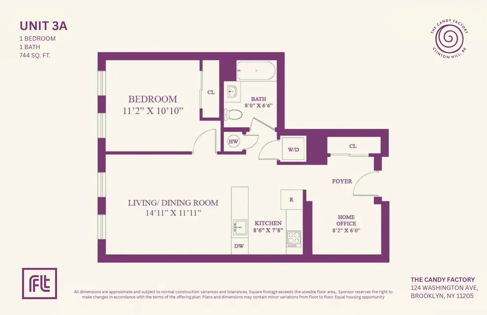 Unit for sale at 124 Washington Avenue, Brooklyn, NY 11205