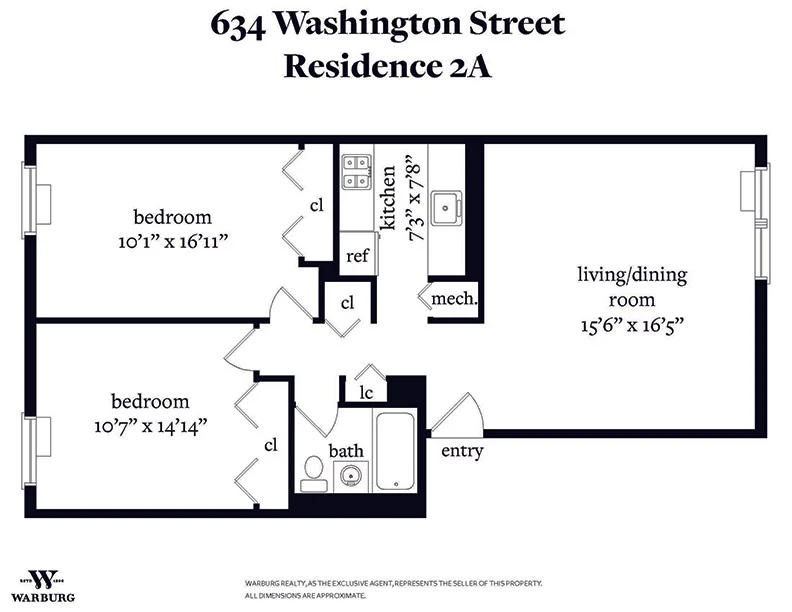 Unit for sale at 634 WASHINGTON Street, Manhattan, NY 10014