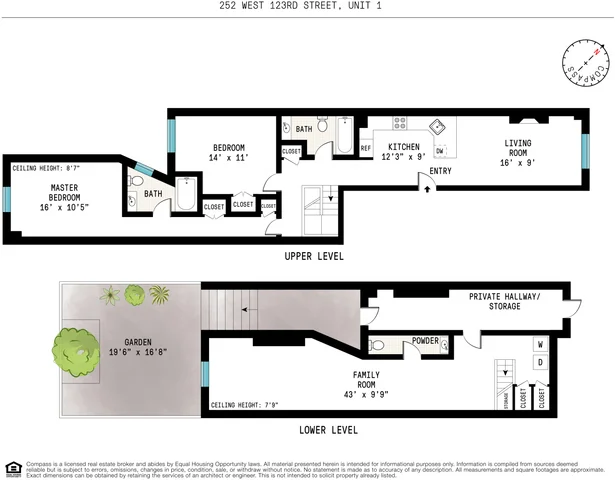 Unit for sale at 252 W 123rd Street, Manhattan, NY 10027