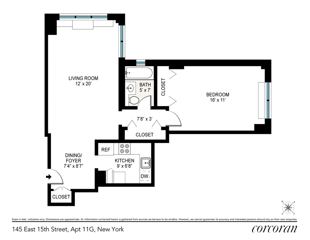 Unit for sale at 145 E 15TH Street, Manhattan, NY 10003