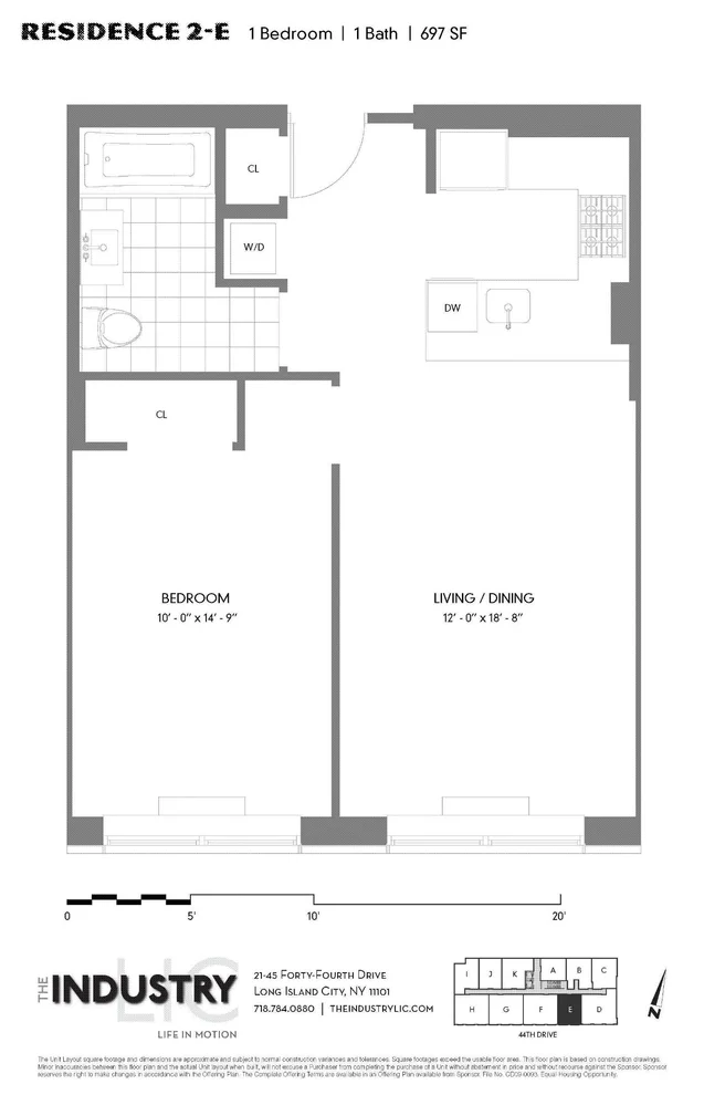 Unit for sale at 21-45 44th Drive, Queens, NY 11101