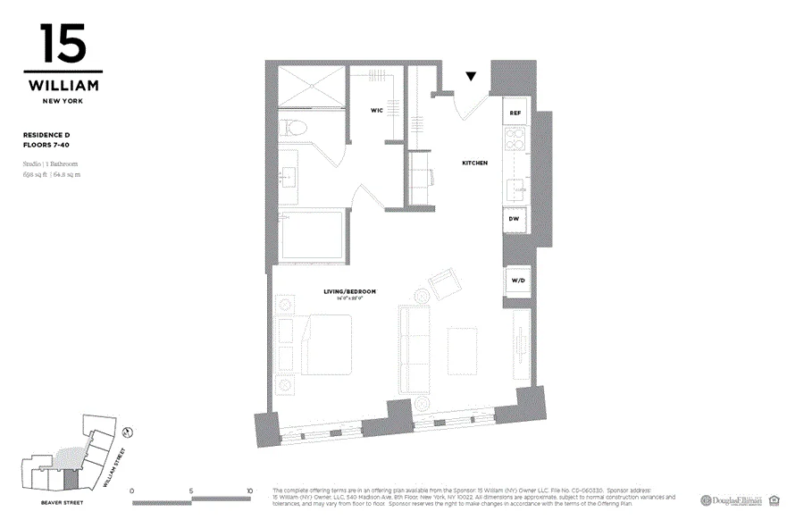 Unit for sale at 15 William Street, Manhattan, NY 10005