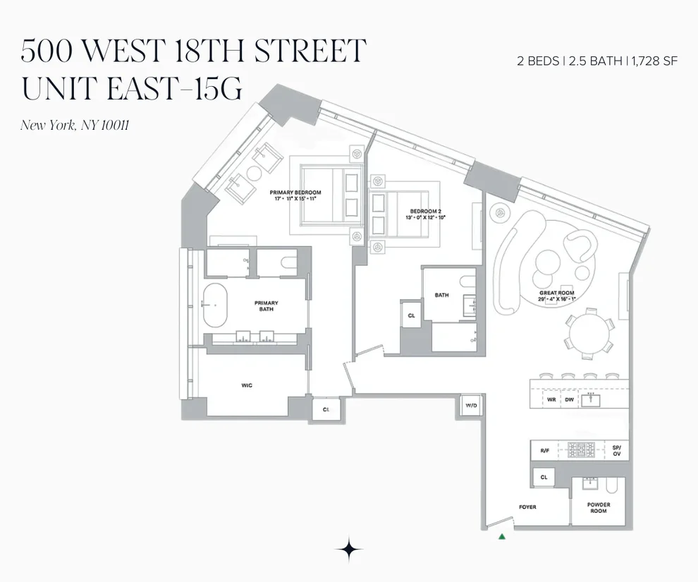 Unit for sale at 500 W 18th Street, Manhattan, NY 10011