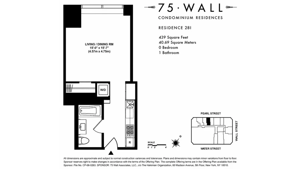 Unit for sale at 75 WALL Street, Manhattan, NY 10005