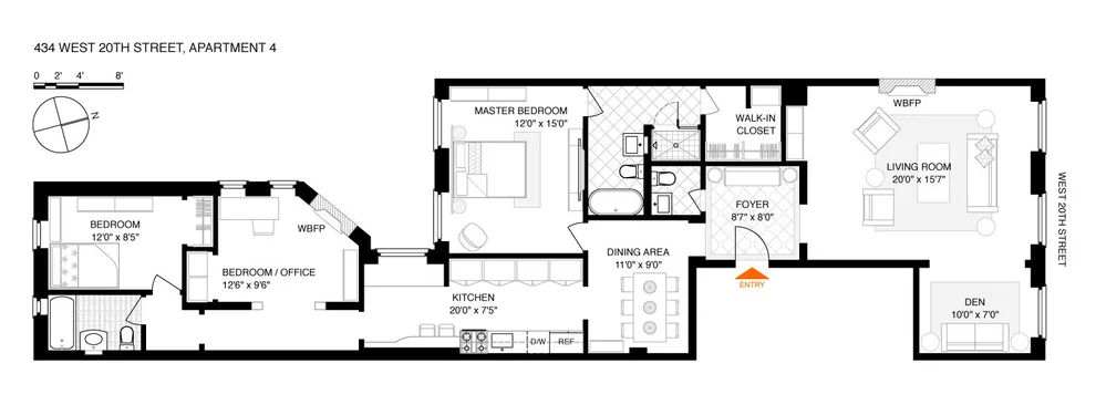 Unit for sale at 434 W 20th Street, Manhattan, NY 10011
