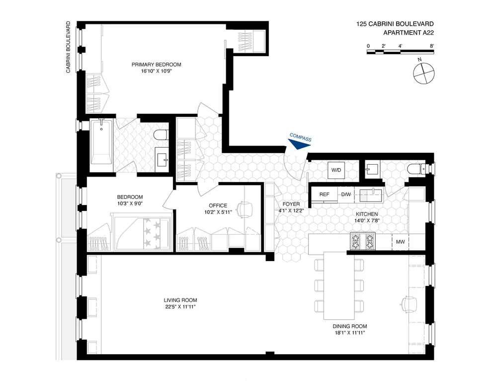 Unit for sale at 125 Cabrini Boulevard, Manhattan, NY 10033