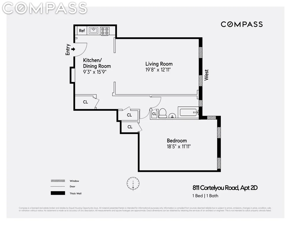 Unit for sale at 811 Cortelyou Road, Brooklyn, NY 11218