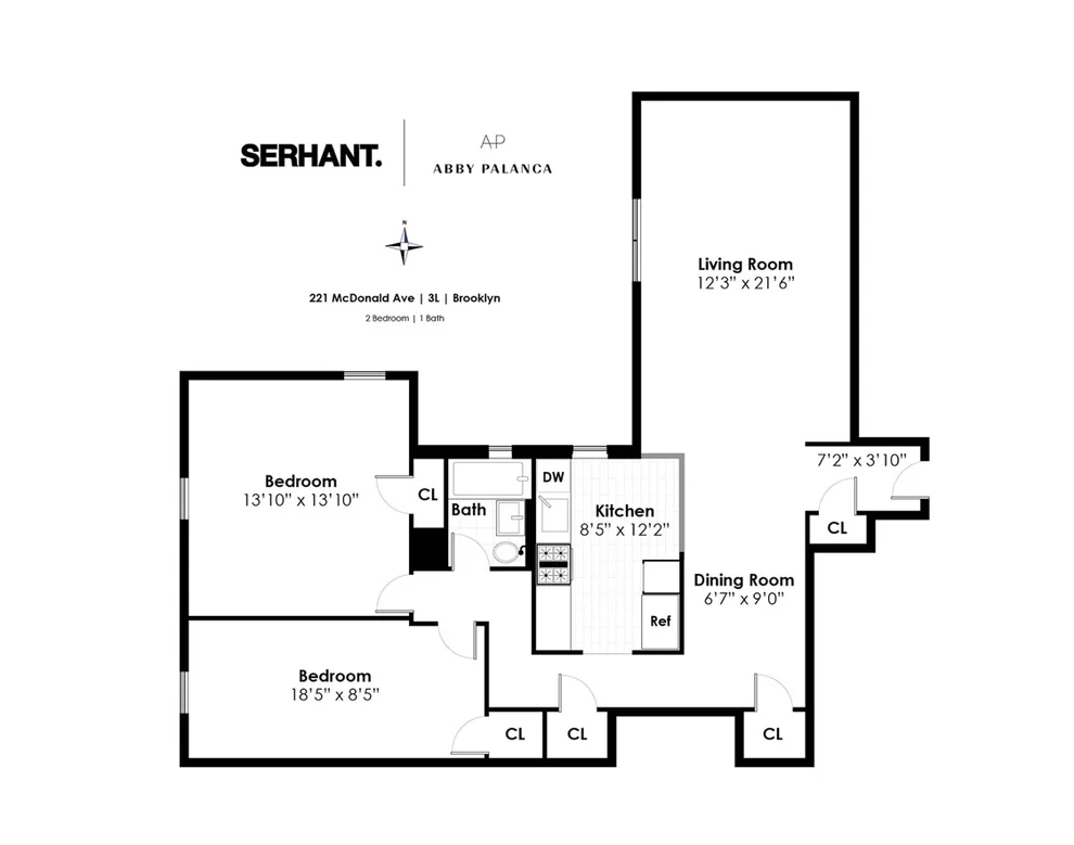 Unit for sale at 221 MCDONALD Avenue, Brooklyn, NY 11218