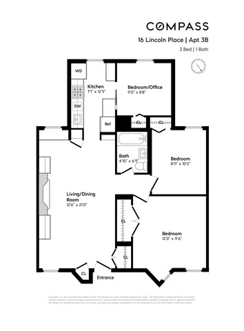 Unit for sale at 16 Lincoln Place, Brooklyn, NY 11217