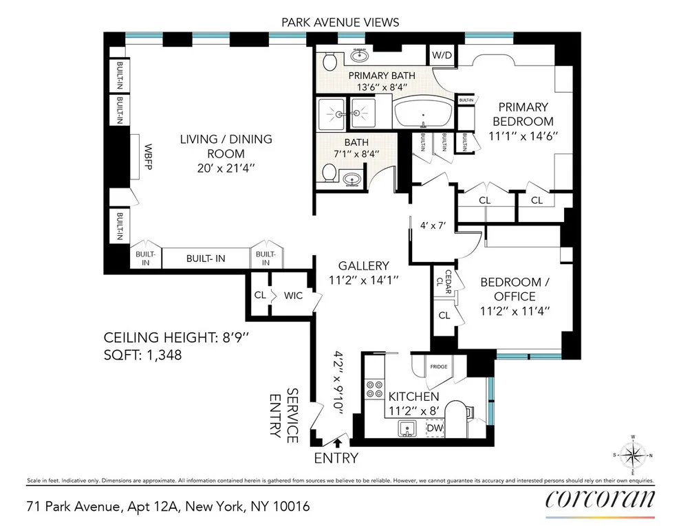 Unit for sale at 71 PARK Avenue, Manhattan, NY 10016