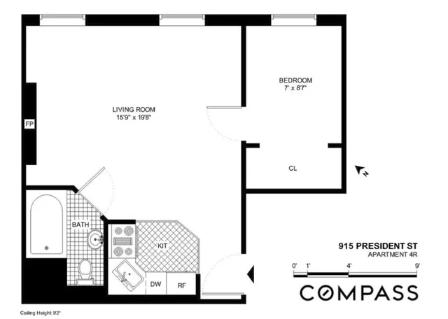 Unit for sale at 915 President Street, Brooklyn, NY 11215