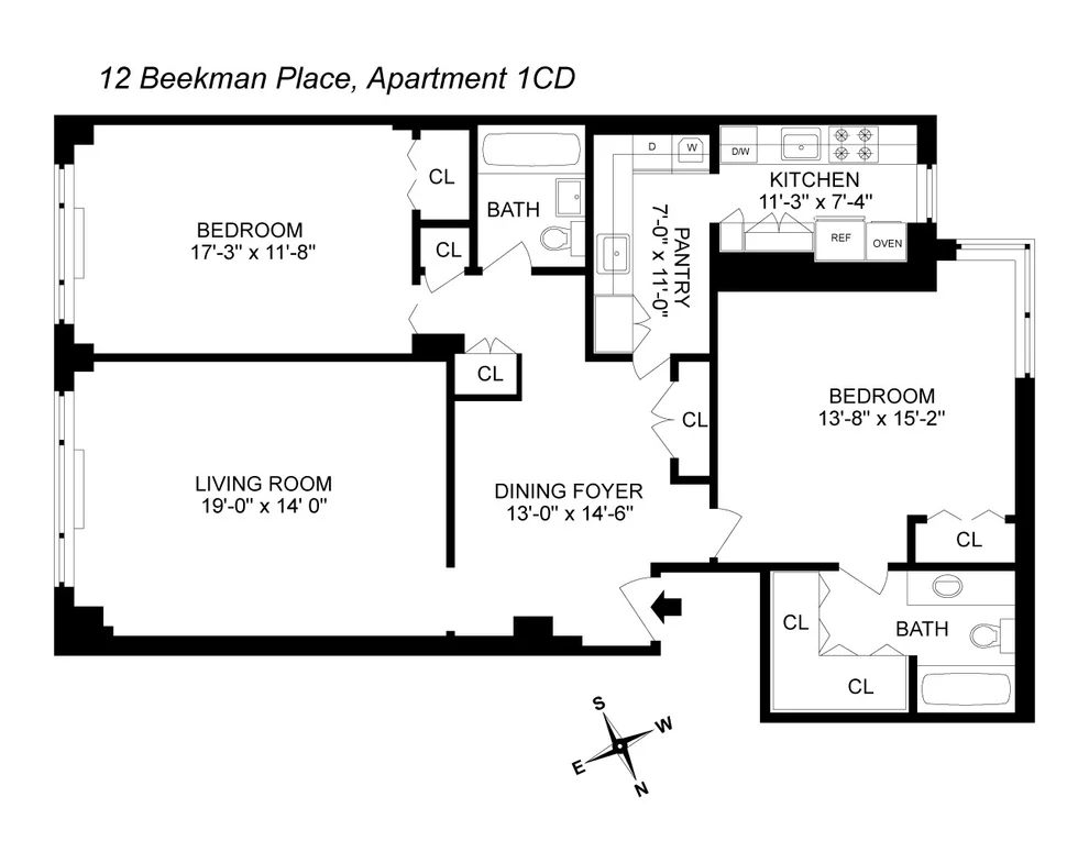 Unit for sale at 12 Beekman Place, Manhattan, NY 10022