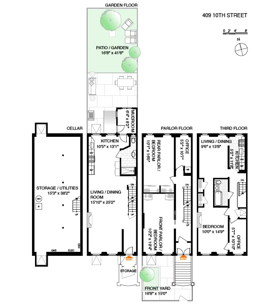 Unit for sale at 409 10TH Street, Brooklyn, NY 11215