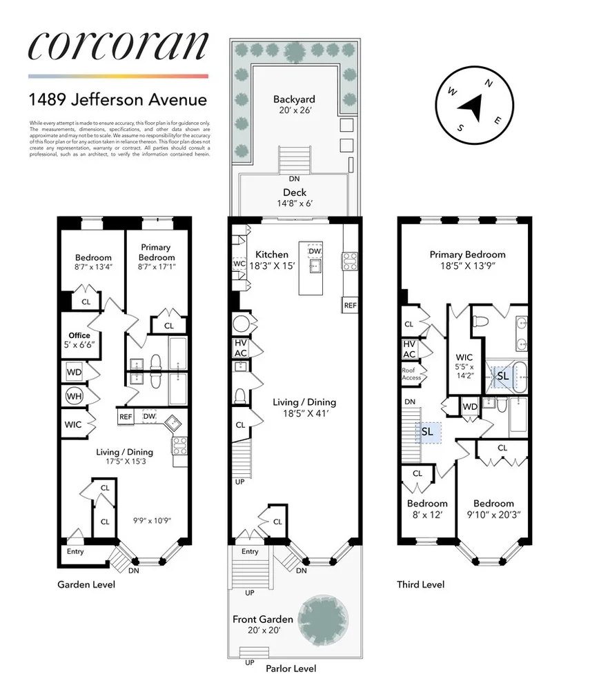 Unit for sale at 1489 JEFFERSON Avenue, Brooklyn, NY 11237
