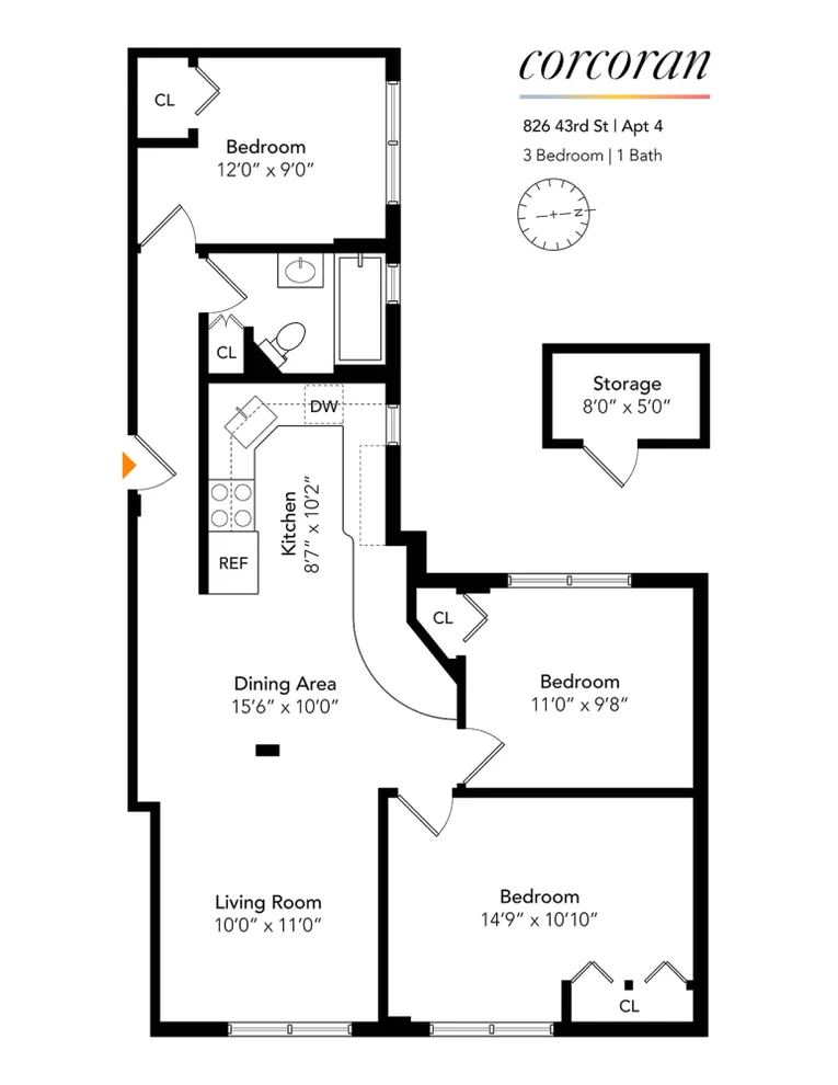 Unit for sale at 826 43RD Street, Brooklyn, NY 11232