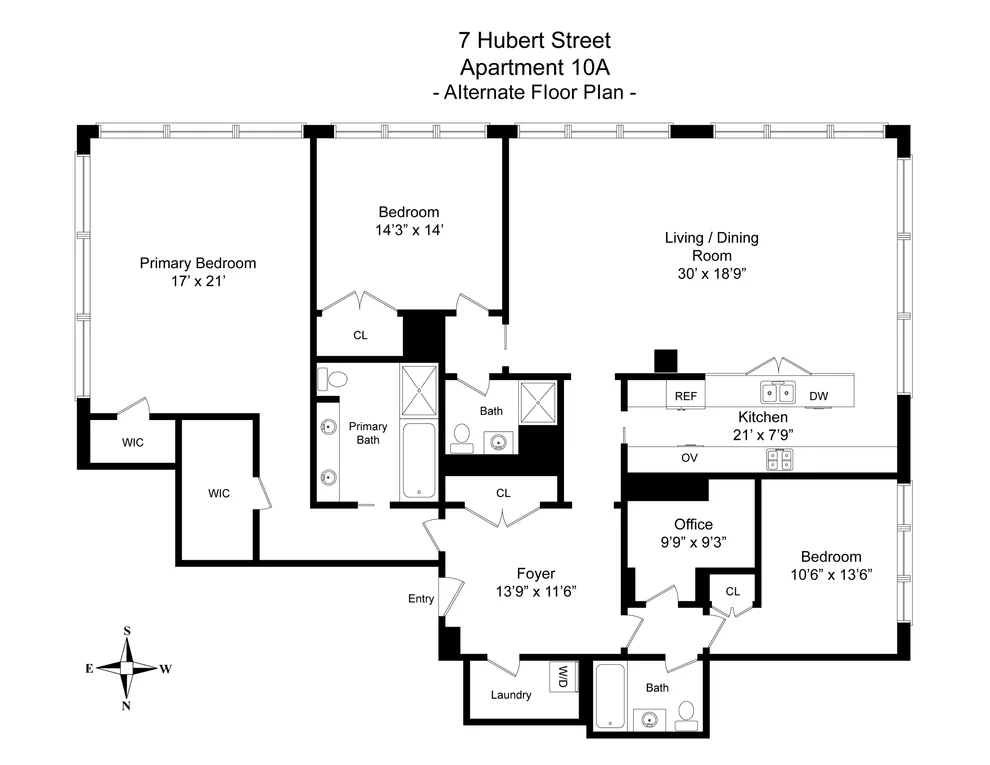 Unit for sale at 7 Hubert Street, Manhattan, NY 10013