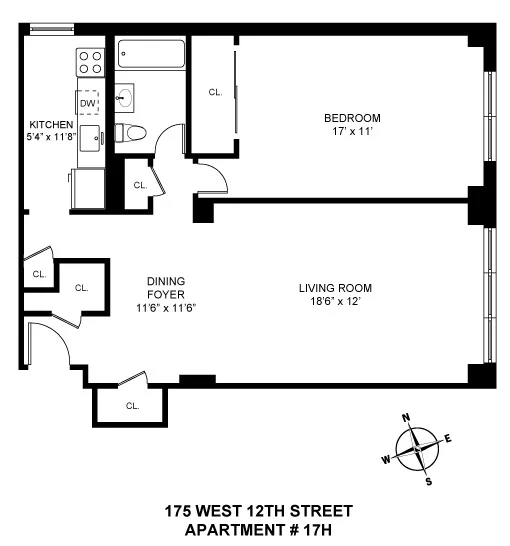 Unit for sale at 175 W 12TH Street, Manhattan, NY 10011