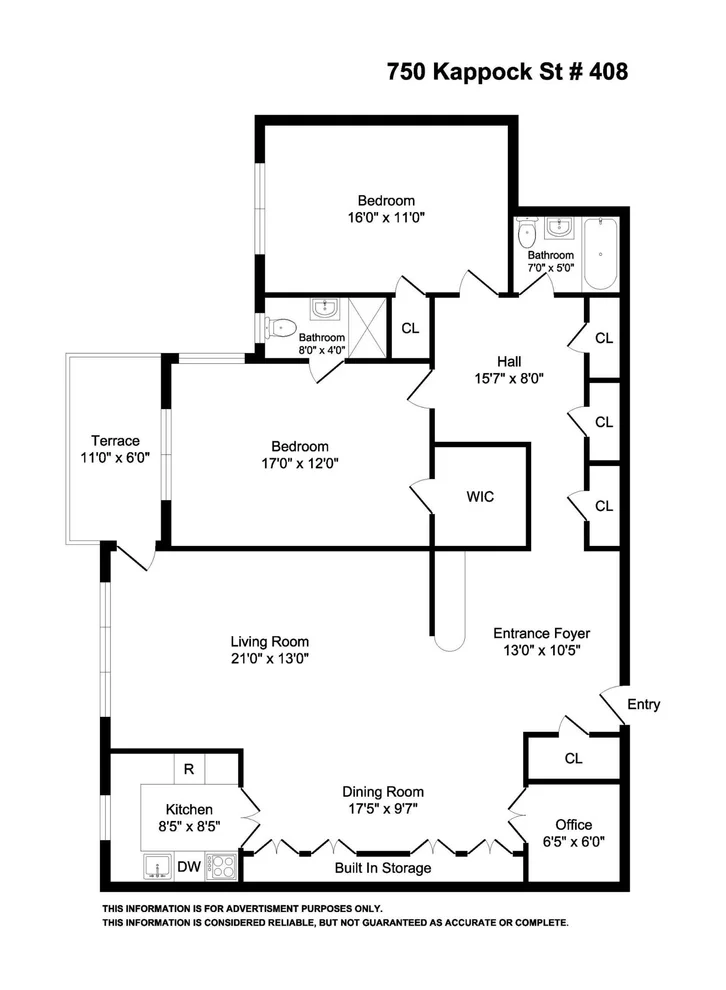 Unit for sale at 750 KAPPOCK Street, Bronx, NY 10463