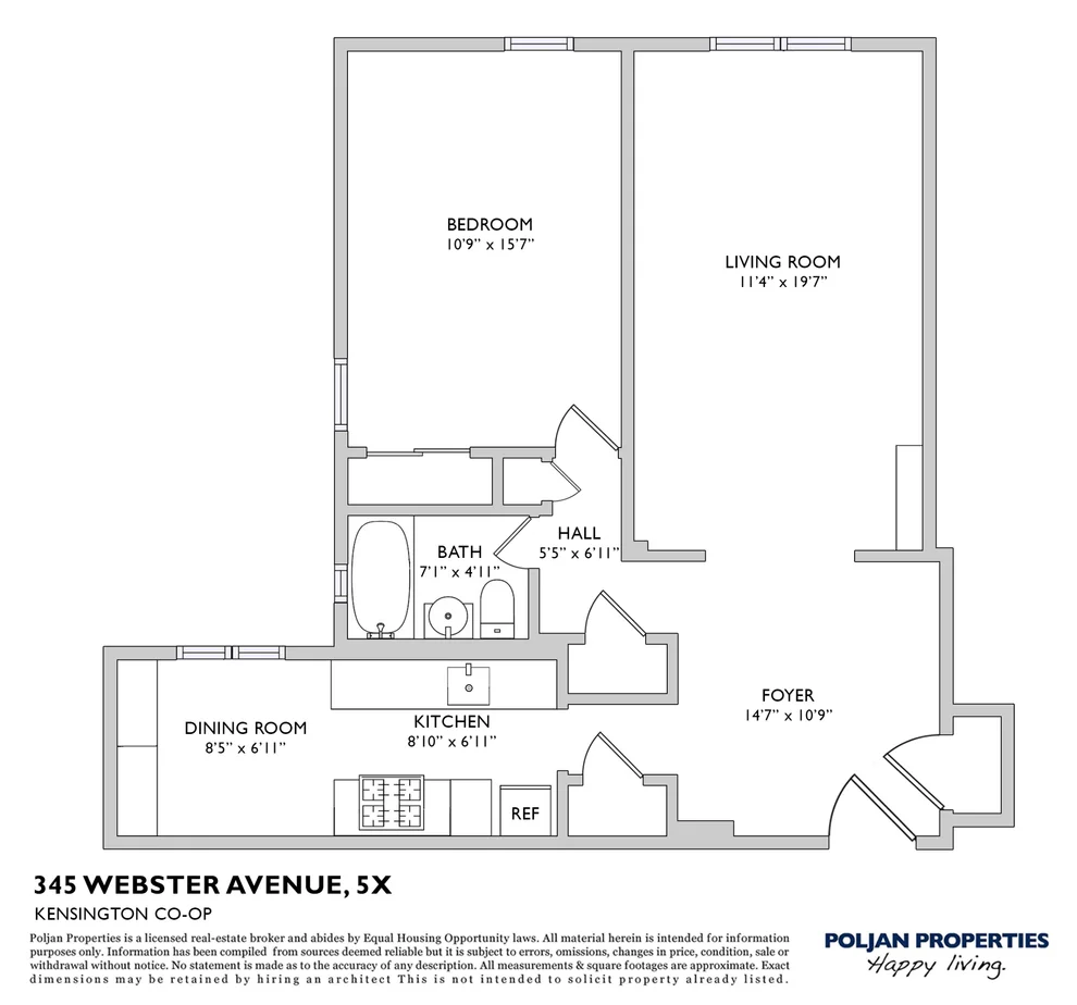 Unit for sale at 345 WEBSTER Avenue, Brooklyn, NY 11230