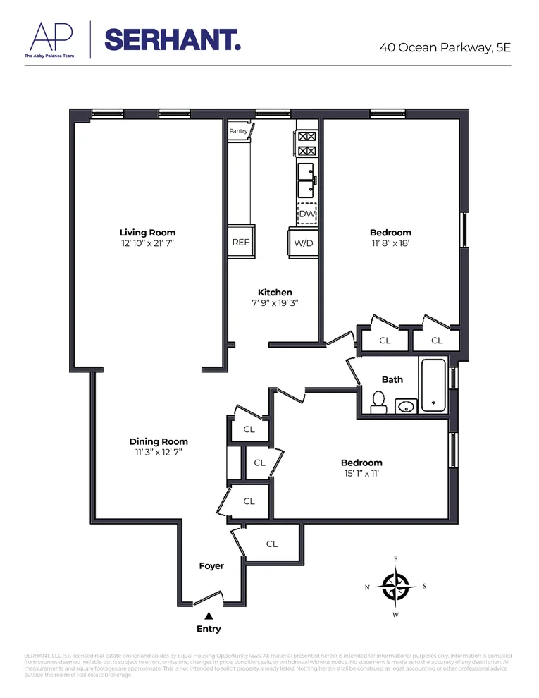Unit for sale at 40 OCEAN Parkway, Brooklyn, NY 11218