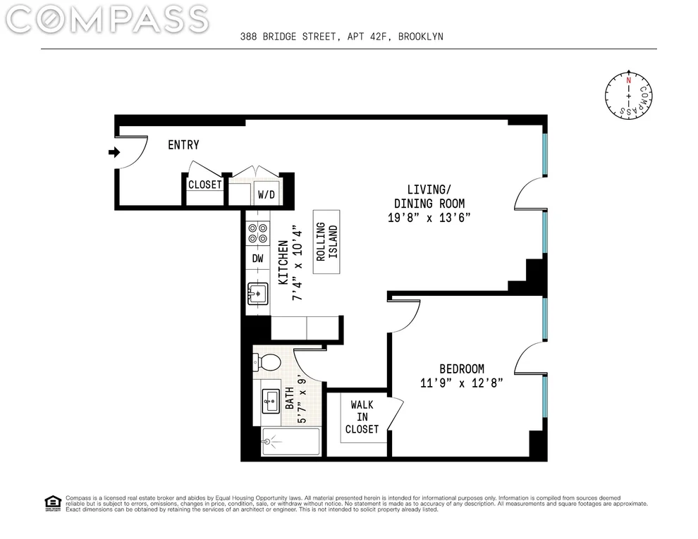 Unit for sale at 388 Bridge Street, Brooklyn, NY 11201