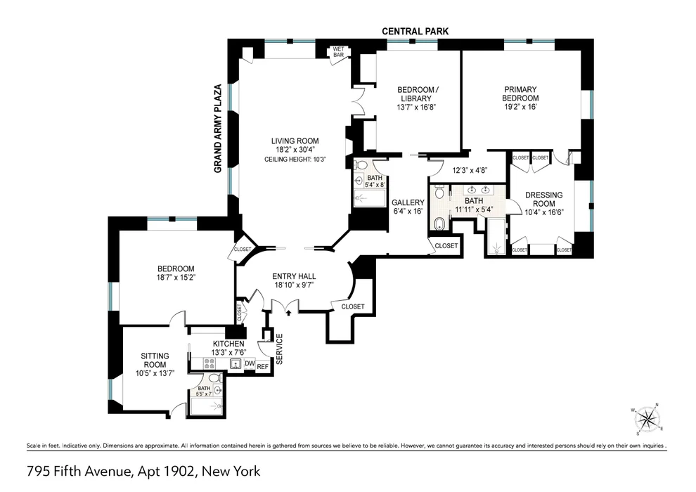Unit for sale at 795 Fifth Avenue, Manhattan, NY 10065