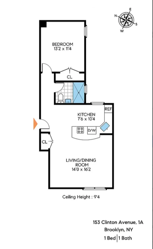 Unit for sale at 153 Clinton Avenue, Brooklyn, NY 11205