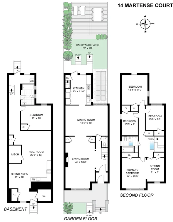 Unit for sale at 14 Martense Court, Brooklyn, NY 11226
