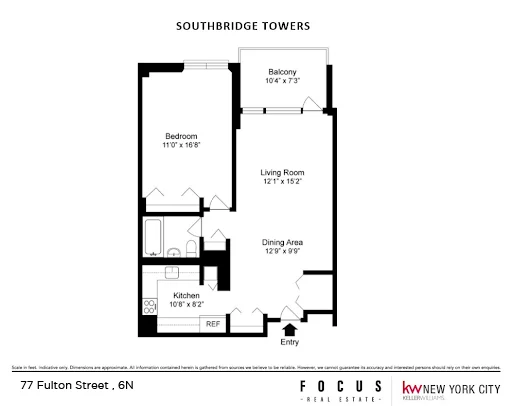 Unit for sale at 77 Fulton Street, Manhattan, NY 10038