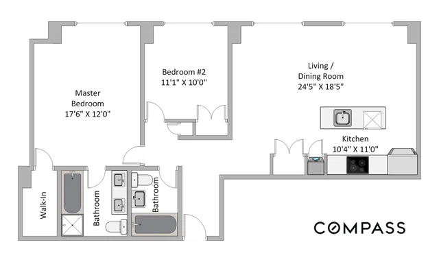 Unit for sale at 440 Kent Avenue, Brooklyn, NY 11249