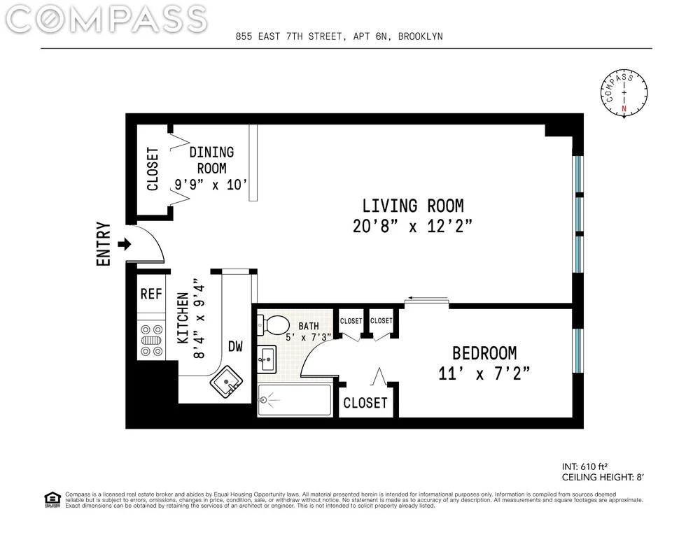 Unit for sale at 855 E 7th Street, Brooklyn, NY 11230