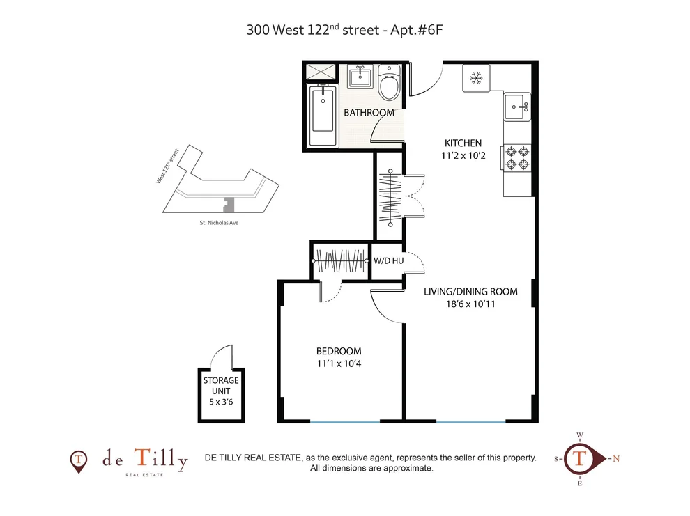 Unit for sale at 300 W 122nd Street, Manhattan, NY 10027