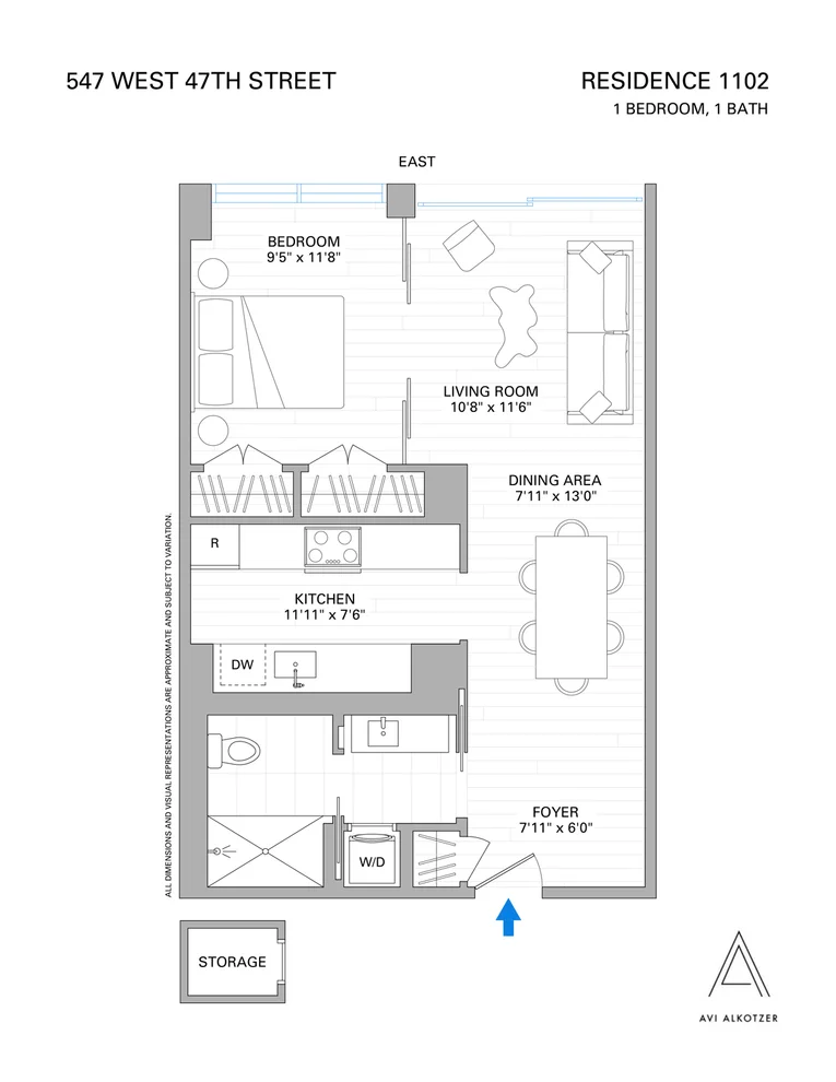 Unit for sale at 547 W 47th Street, Manhattan, NY 10036