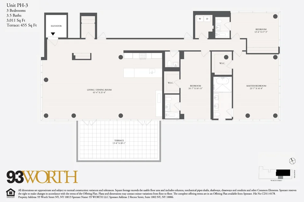 Unit for sale at 93 WORTH Street, Manhattan, NY 10013