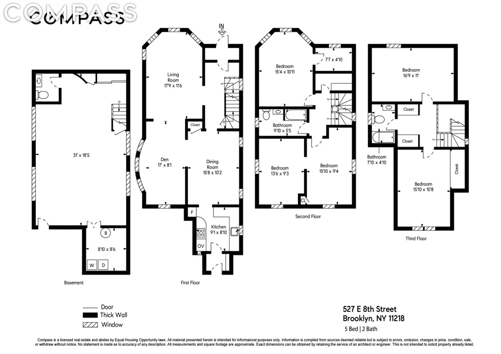 Unit for sale at 527 E 8th Street, Brooklyn, NY 11218