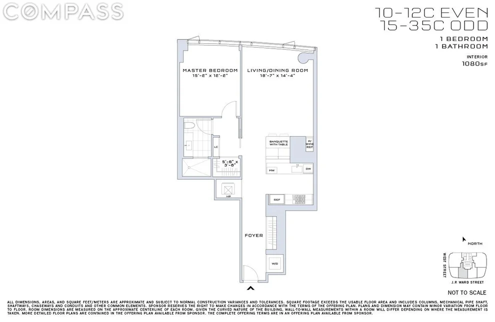 Unit for sale at 50 West Street, Manhattan, NY 10006