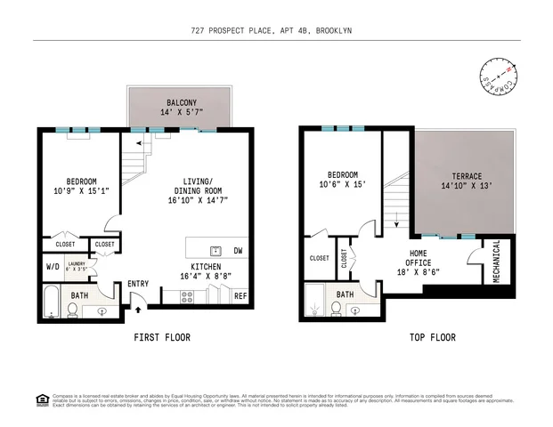 Unit for sale at 727 Prospect Place, Brooklyn, NY 11216