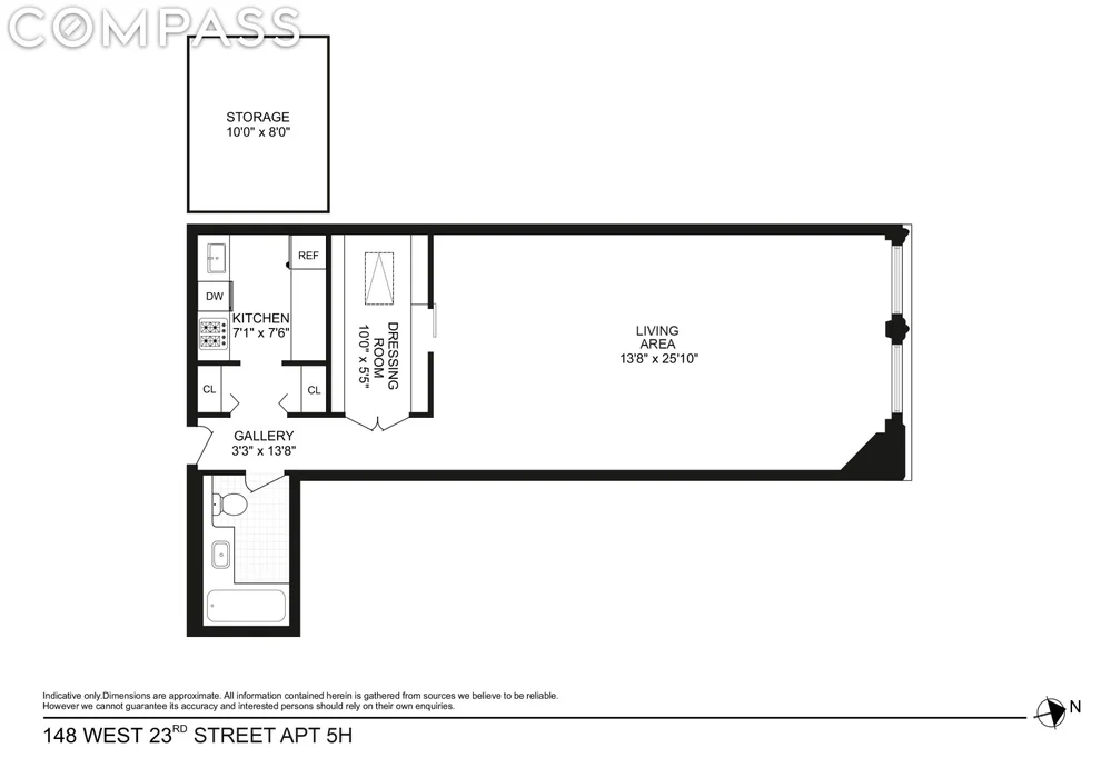 Unit for sale at 148 W 23rd Street, Manhattan, NY 10011