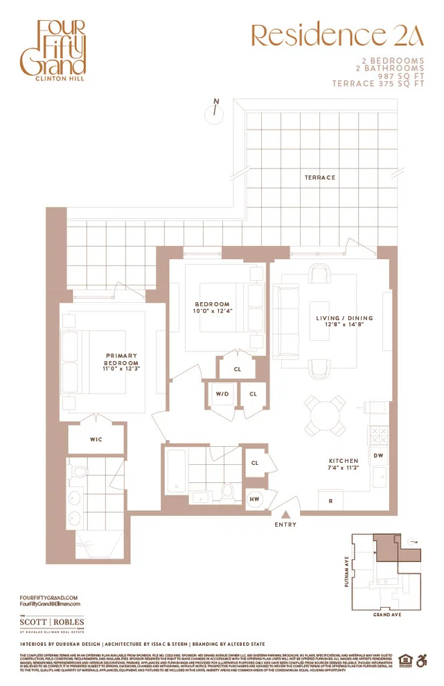 Unit for sale at 450 GRAND Avenue, Brooklyn, NY 11238