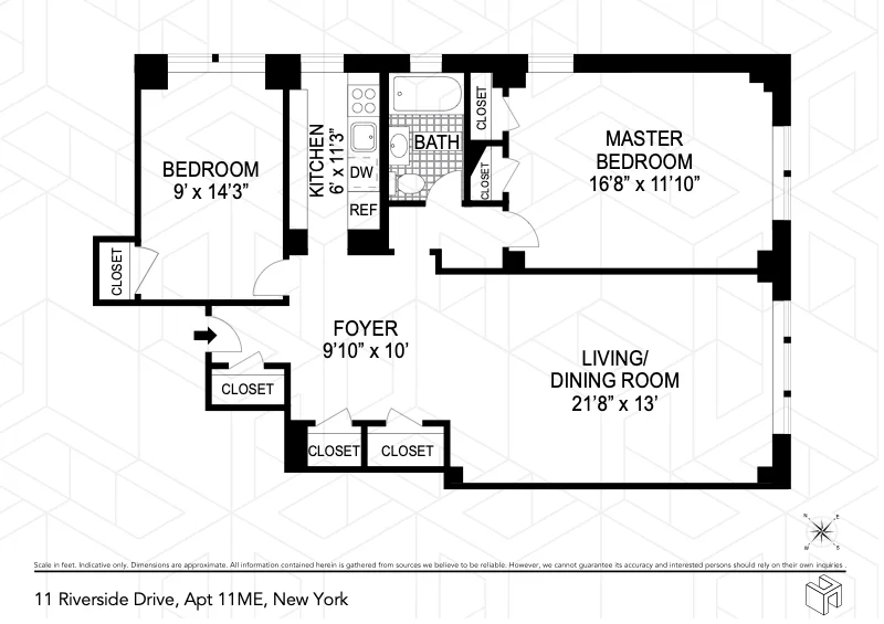 Unit for sale at 11 RIVERSIDE Drive, Manhattan, NY 10023