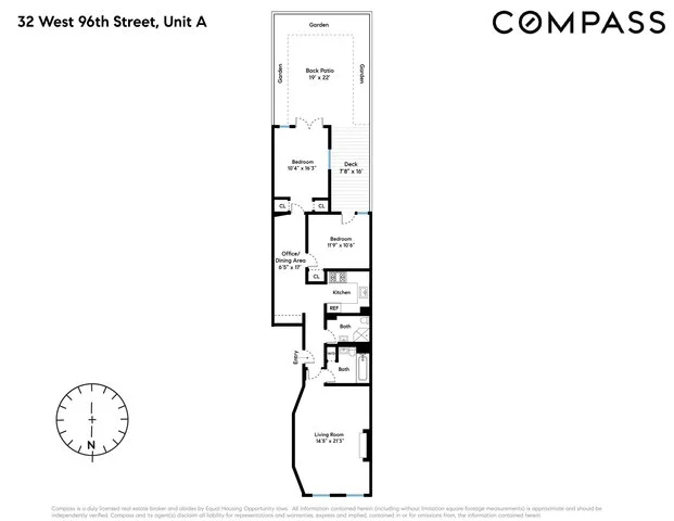 Unit for sale at 32 W 96th Street, Manhattan, NY 10025