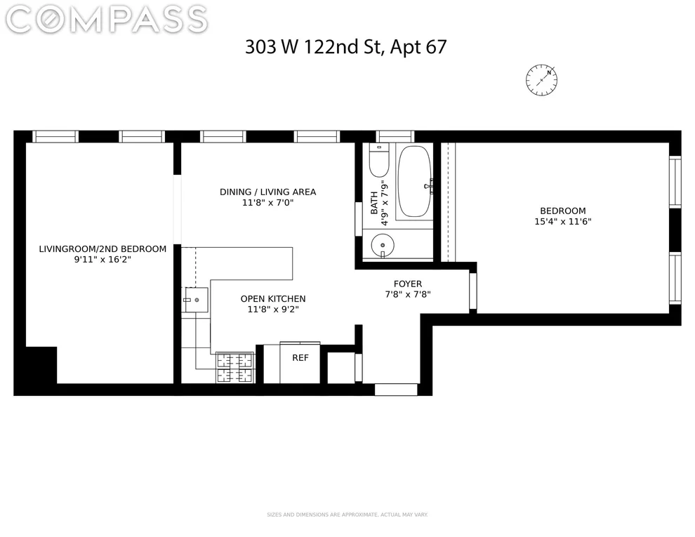 Unit for sale at 303 W 122nd Street, Manhattan, NY 10027