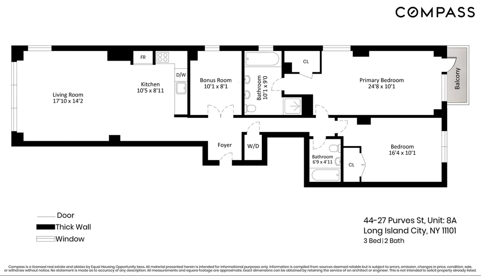 Unit for sale at 44-27 Purves Street, Queens, NY 11101