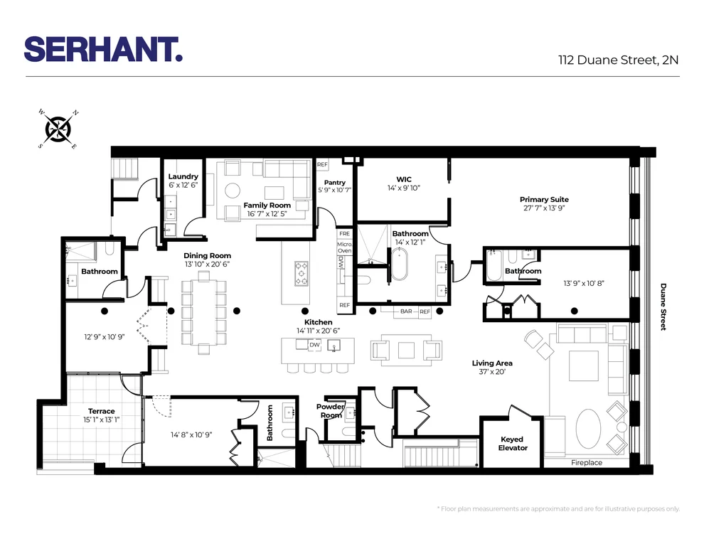 Unit for sale at 112 DUANE Street, Manhattan, NY 10007