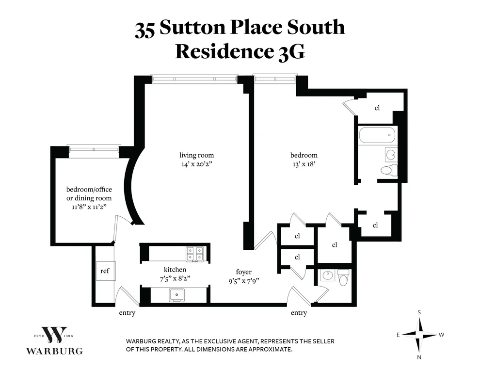 Unit for sale at 35 SUTTON Place, Manhattan, NY 10022