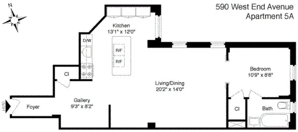 Unit for sale at 590 W END Avenue, Manhattan, NY 10024