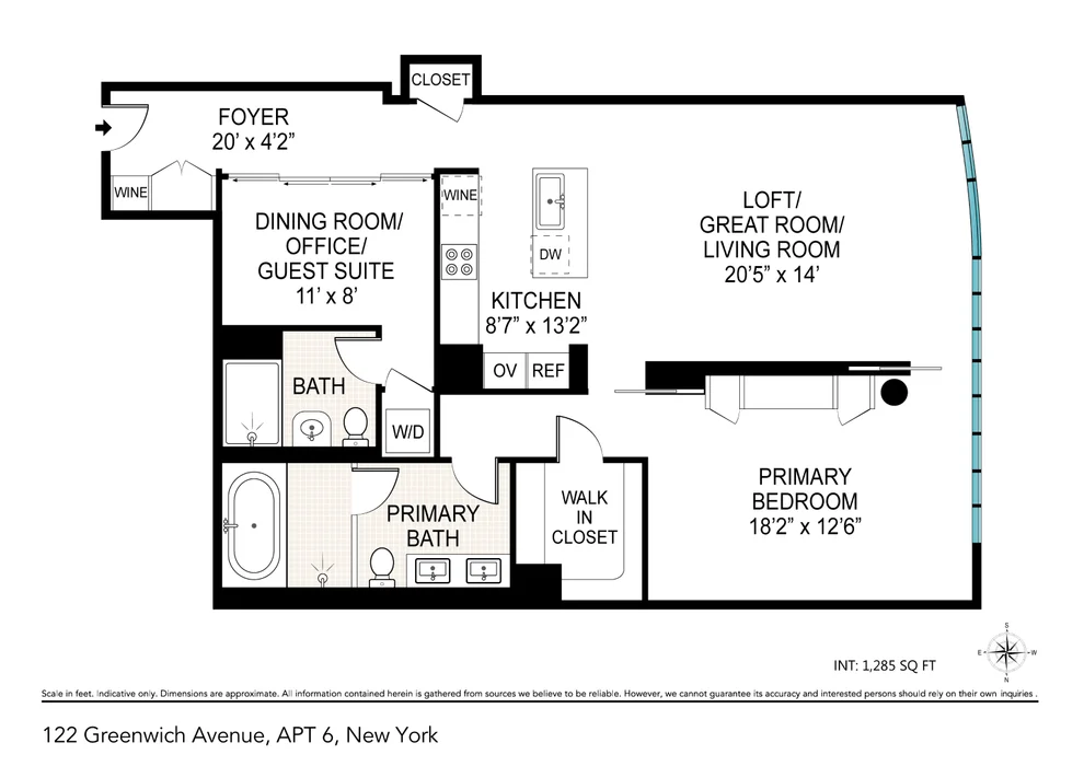 Unit for sale at 122 Greenwich Avenue, Manhattan, NY 10011