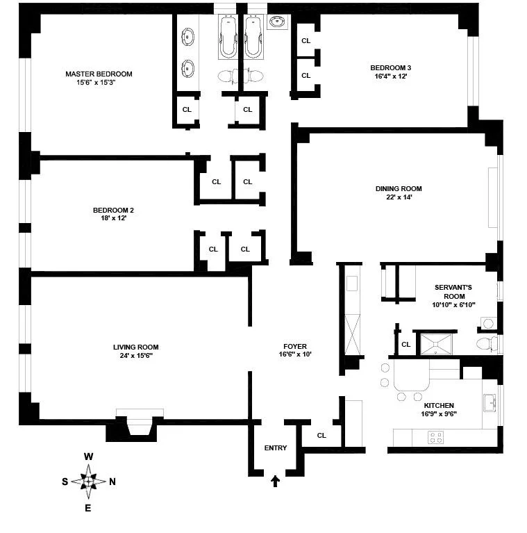 Unit for sale at 262 Central Park W, Manhattan, NY 10024