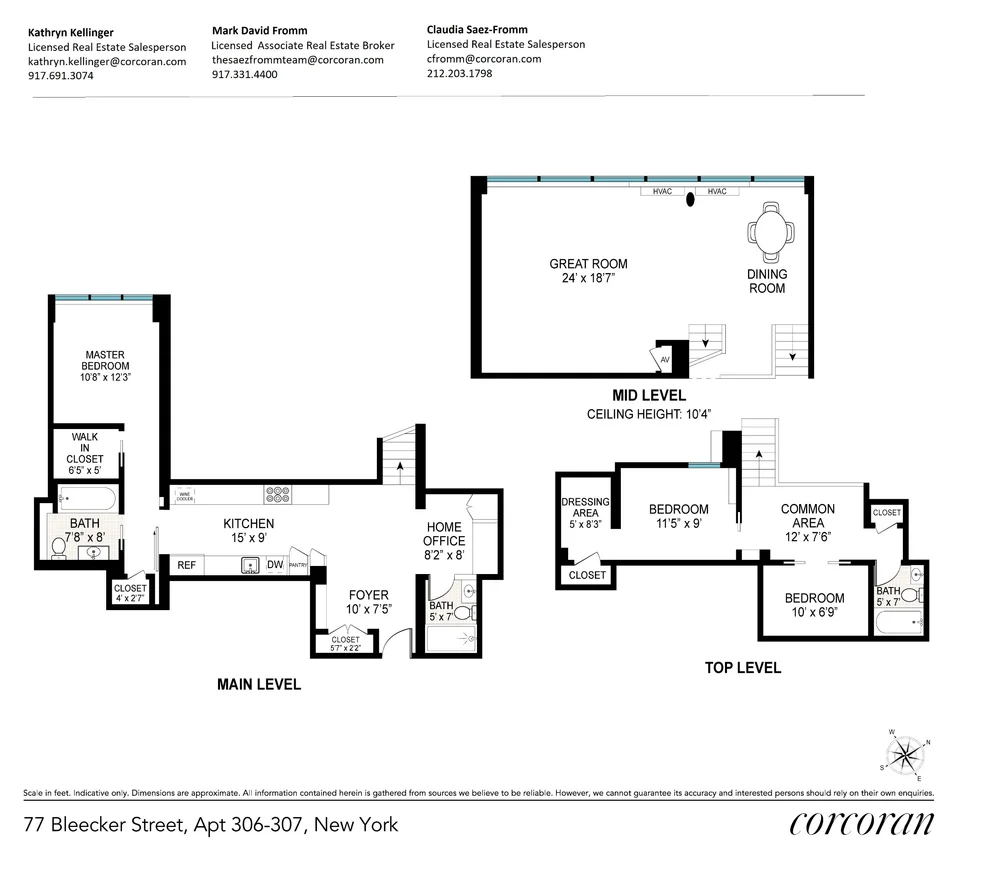 Unit for sale at 77 BLEECKER Street, Manhattan, NY 10012